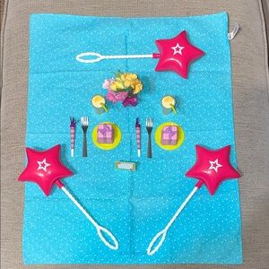 American Girl Happy Birthday Set and 3 Balloons